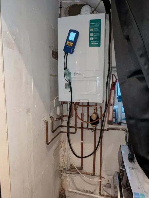 Professional boiler installation